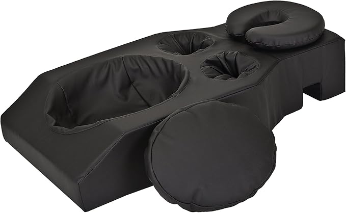 EarthLite Pregnancy Massage Cushion & Headrest + Massage Table Warmer & Fleece Pad (2-in-1) – Ultimate Comfort & Support Set for Prenatal Massage, Recovery & Relaxation