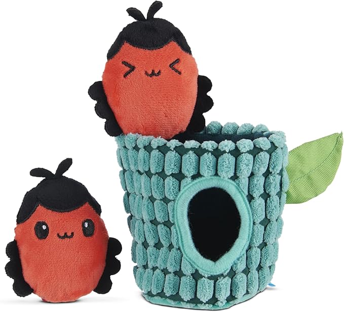 BarkBox Bao & BAB 3-in-1 Interactive Plush Dog Toy