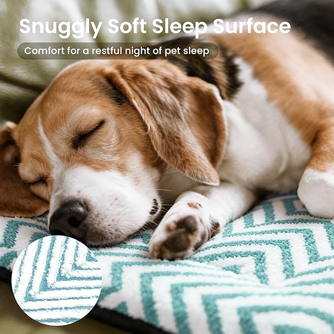 Mora Pets Dog Crate Pad Washable Puppy Dog Bed for Crate Flat Kennel Mat | Soft Dog Cat Bed Mat, Crate Pad for Dog Cages Cozy Sleeping Liner, Dog Pillow Cushion for Small Medium Pets Anti Slip 30 x 19