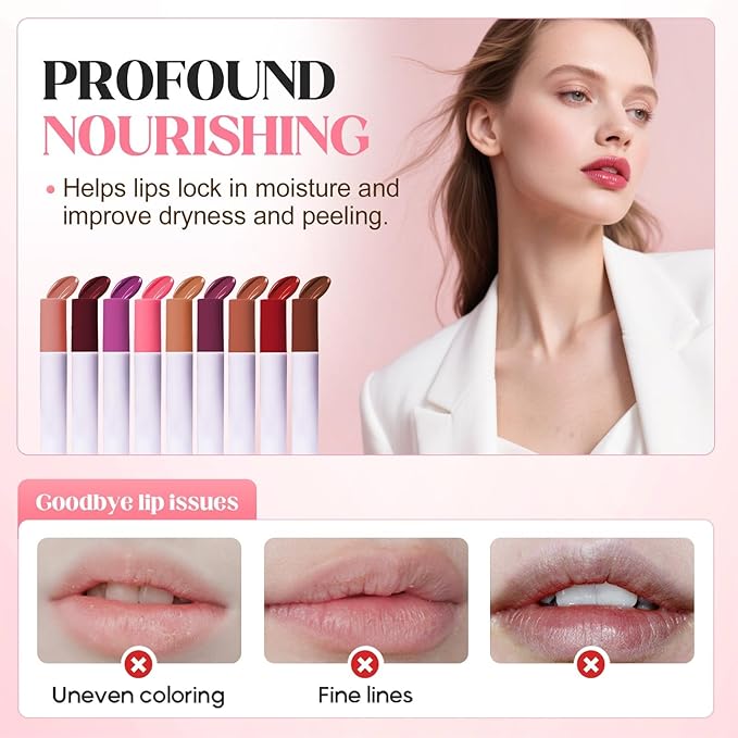 Lips Staining Lip Oil, 2025 Upgrade Lips Staining Long-Lasting Moisturizing Lip Oil Both an Oil and a Stain, Dynamic Finish Lip Tint Lips Oil Glossy Creamy Texture for Girl and Women (CARAMEL)