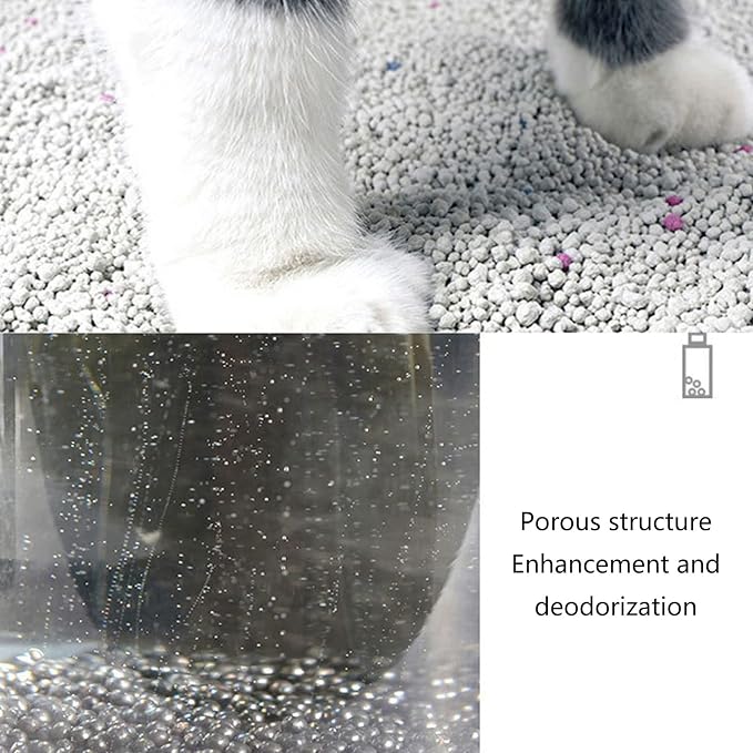 Cat Litter Deodorizer Litter Box Odor Beads Active Carbon Natural-Extract for Home 8 Ounces