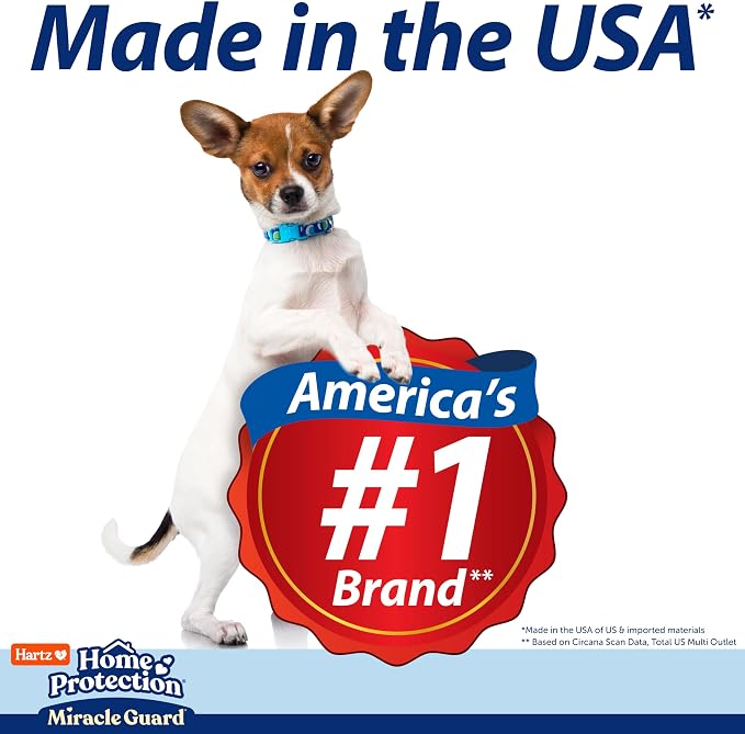 Hartz Miracle Guard Dog and Puppy Dog Pads Max Absorbency 24 Hour Use Odor Eliminating No Leaks, 2XL Size, 20 Count (Pack of 2)