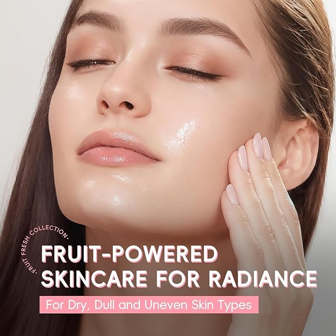 Watermelon Skin Care for Teen Girls, Daily Routine Skincare Sets- Smooth, Clean, Oil Control, Firm, Hydrate, Glow Up,, for All Skin 4PCS, Mother's Day Birthday Gift for Women, Wife, Girlfriend