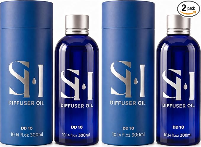 Inspired by Day Dream DD10 Hotel Scent Diffuser Oil | 2 Pack of 10.14 Fl Oz (300ml) - Waterless Diffuser Oil Refill & Highly Concentrated Fragrance Oil, Diffuser Oil Scents Luxury