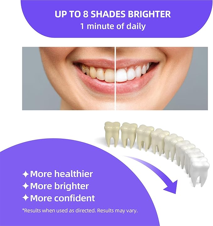 Anysmile Teeth Whitening Pens Non Sensitive Teeth Whitener Gel with Effective 15% Carbamide Peroxide, 4 Professional Tooth Whitening Gel Pens 2ml/Pen