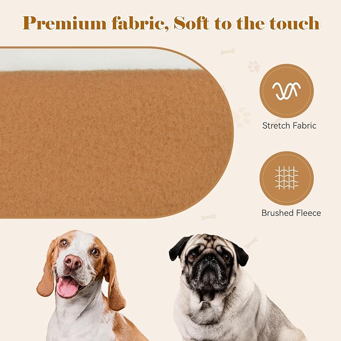 Dog Hoodie Dog Sweaters for Small Dogs Solid Soft Brushed Fleece Pet Clothes Pet Hoodie Sweatshirt with Pocket(Coffee-XS)
