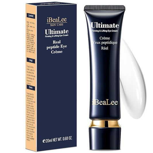 Temporary Tightener Eye Cream-Instantly Reduces Under- Bags, Dark Circles & Wrinkles, Anti-Aging with Retinol&Hyaluronic Acid, Under Eye Creams Suit Women Men Firm Smooth firming Non-Greasy- corrector
