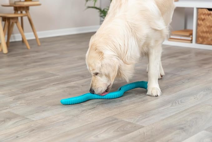 TRIXIE Snack Snake Dog Puzzle Toy for Dogs, Dog Enrichment Toy, Interactive Chew Toy, Treat Dispenser, 23" (59cm)