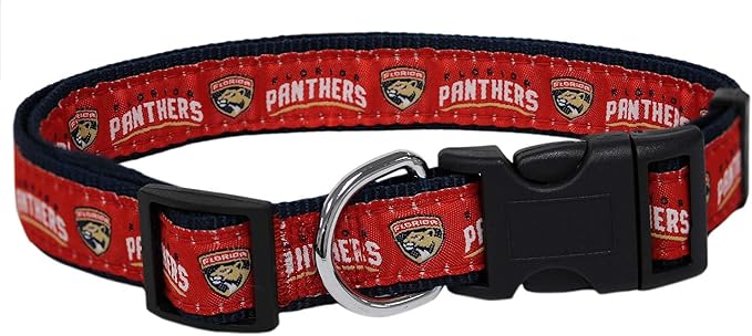 Pets First NHL Collar for Dogs & Cats. Adjustable, Cute, & Stylish! The Ultimate Hockey Fan Collar!