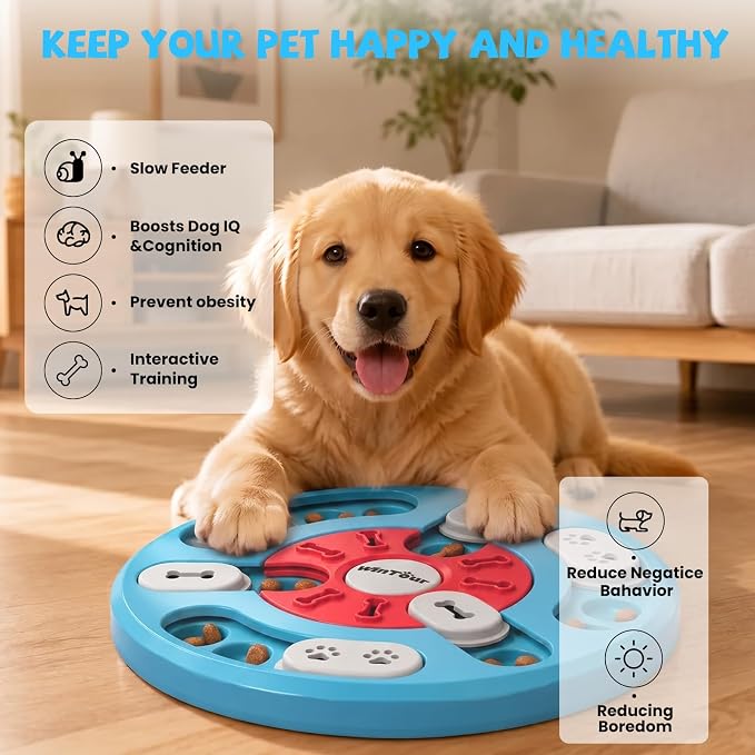 WinTour Dog Puzzle Toy,Interactive Dog Toys & Dog Puzzles for smart Dogs
