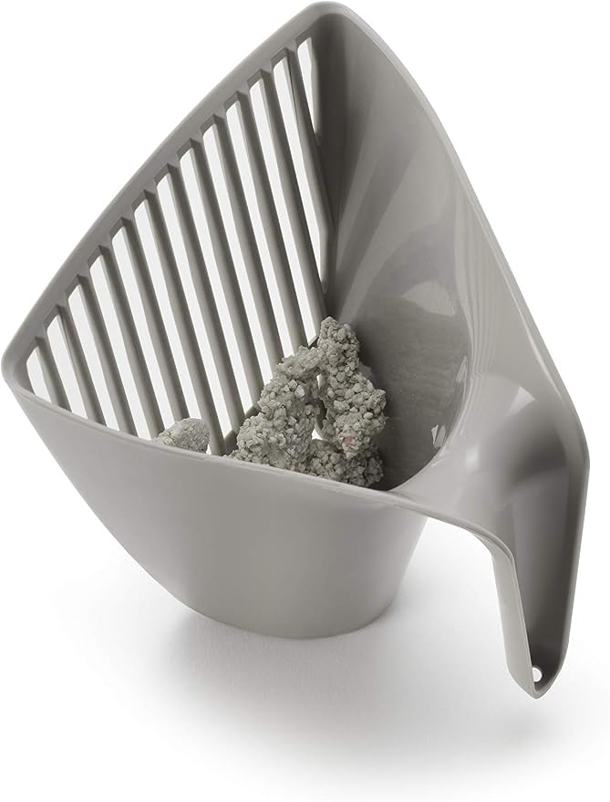 Moderna Jumbo Litter and Scoop, Grey, Plastic, 1 Count