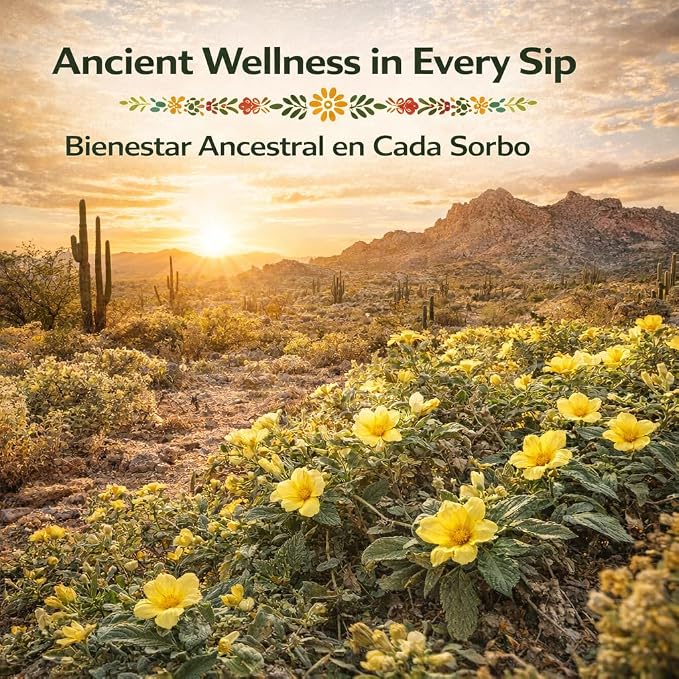 Damiana Leaf Te – 4 oz (113g) Loose Herbal Tea + Stainless Steel Tea Infuser – 100% Natural Turnera diffusa – Authentic Mexican Origin – Caffeine-Free, Non-GMO, Gluten-Free, Vegan By Bexpertsusa