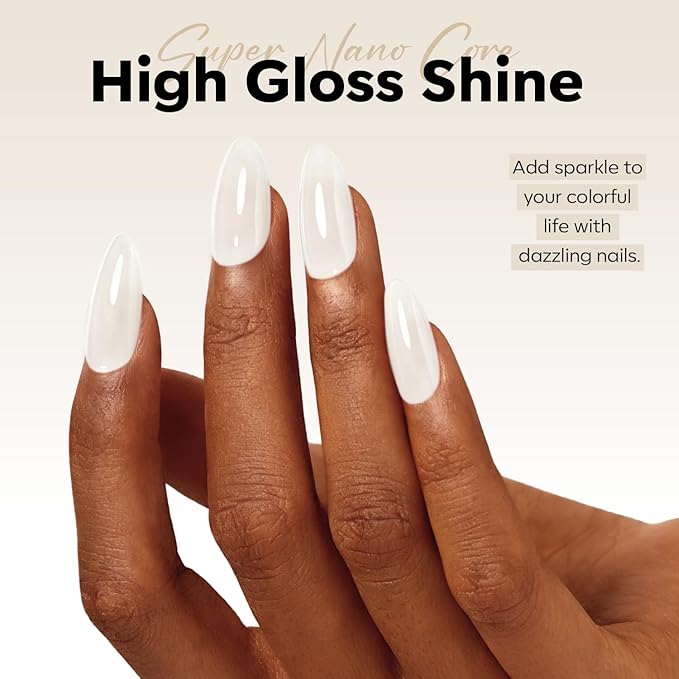 modelones White Gel Nail Polish Beige Cream Milky Jelly Translucent Gel Polish Neutral Sheer Nails Soak Off LED Nail Lamp Manicure Salon Gift 15 ML
