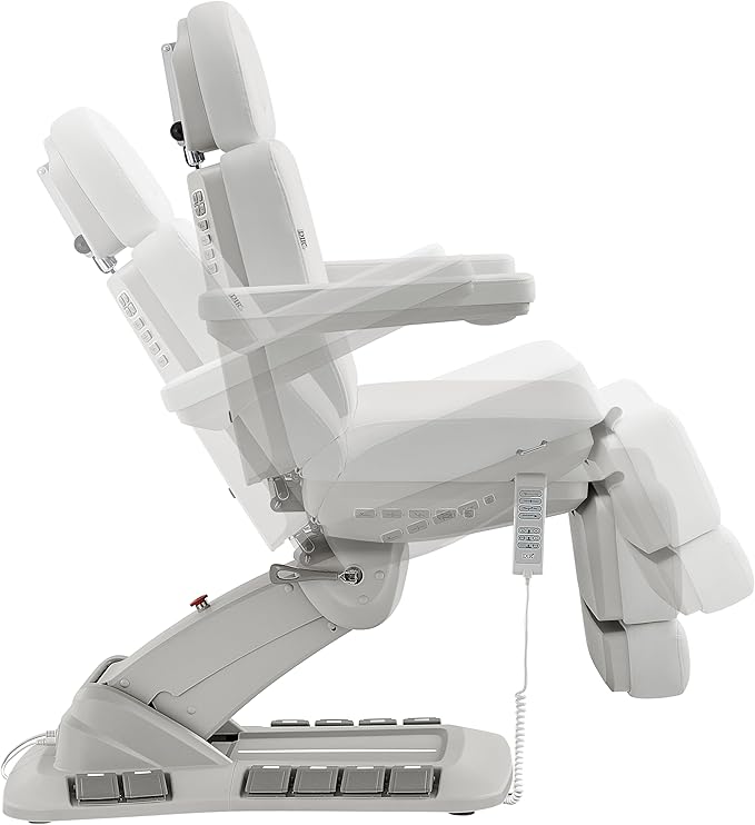 Beauty Spa Medical Treatment Chair 4 Motor Electrical Facial Medical Spa Tables with Rotating Seat AURORA