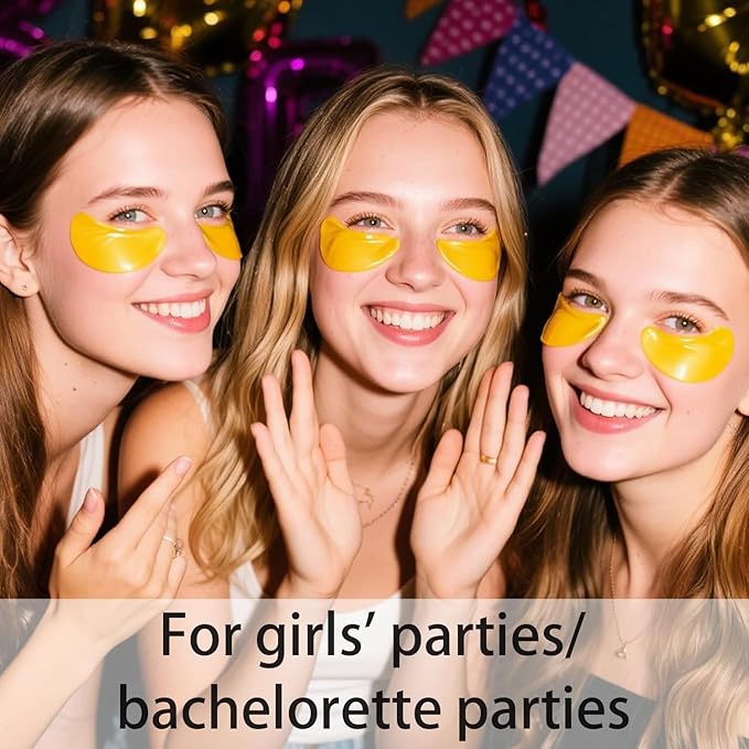 30 Pairs Lip Mask & Eye Mask, 24K Gold Crystal Gel Collagen Eye Patches, Bachelorette Party Favors, Bridesmaid Gifts, Bulk Gifts, Birthday Party Favors, Mothers Day Gifts, Teacher Appreciation Gifts