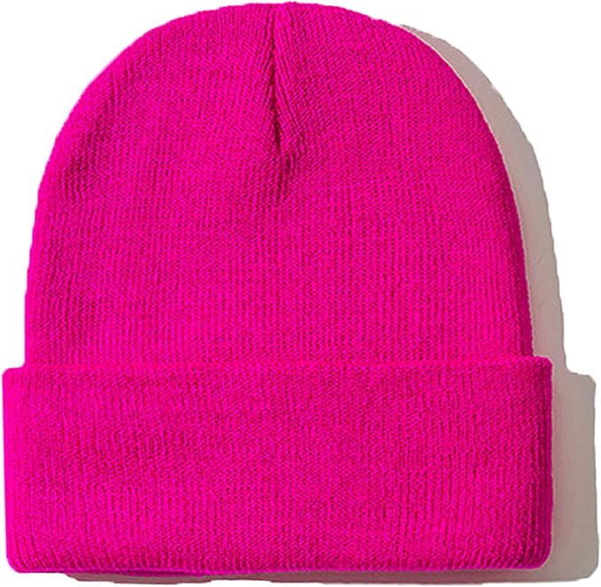 ZOORON Beanie for Women Men Ski Watch Cap Cuffed Plain Skull Knit Hat Soft Fisherman Winter Hat