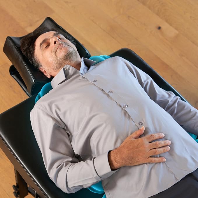 Monaco 30" Master Massage AirWave Portable Table | Full-Body Air Compression & 3D Lumbar Traction | Professional Folding Wellness Bed - Black