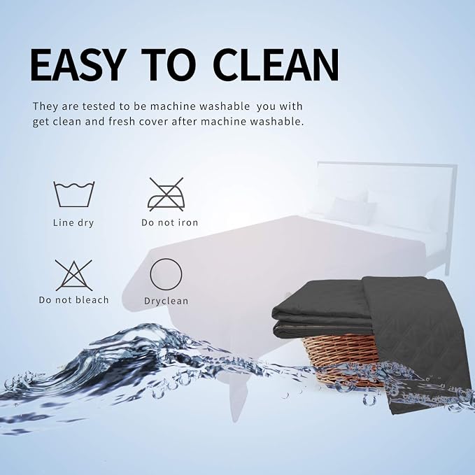 Easy-Going Waterproof Dog Bed Cover, Non-Slip Pet Blanket, 120x82in | Dark Gray, Leakproof Couch Cover, Machine Washable Furniture Mattress Protector, Soft Sofa Mat For Dogs, Pet Friendly