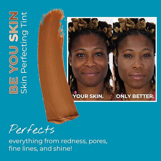 DECADENT - BE YOU SKIN Perfecting Tint with Hydrating Benefits - The Original Skin Perfector from the Creator of per-fekt - Lightweight, Natural Finish veryday Use. Enhance Skin Tone.