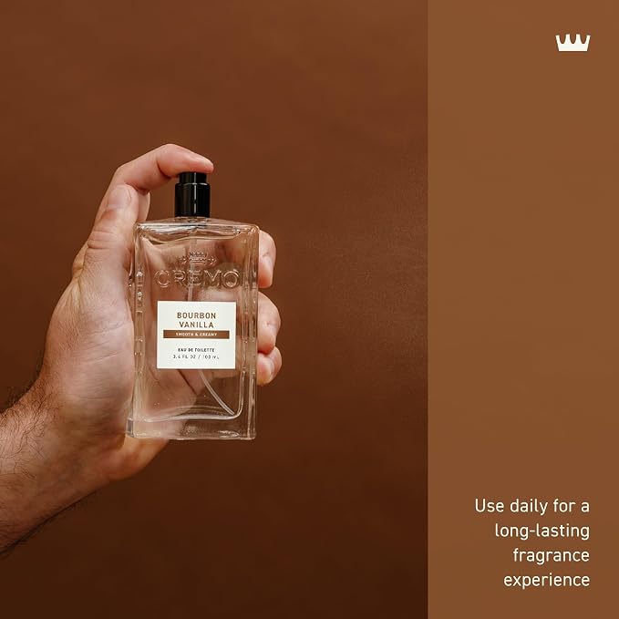 Cologne For Men, Bourbon Vanilla, 3.4 Oz, Long-Lasting Scent That Doesn’t Overpower, Distinctive Blend Of Distillers Spices, Aged Oak And Vanilla Bourbon