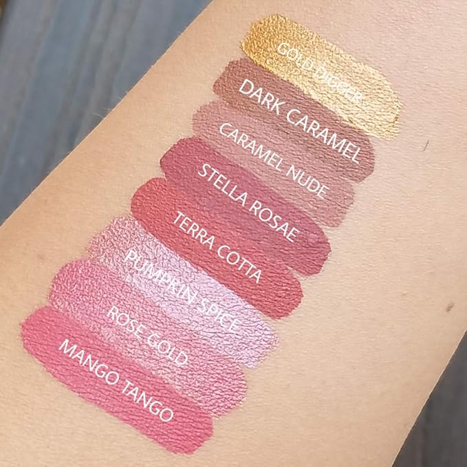 Aromi Matte Liquid Lipstick | Burnt Orange Lip Color for Women, Earthy, Nutmeg Ginger Shade, Long-Lasting, Vegan, Warm Undertones (Terra Cotta)