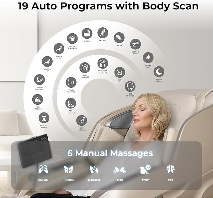 Osaki 4D Achilles [Black] Massage Chair Accessories w/Cleaning kit and Chair Back pad