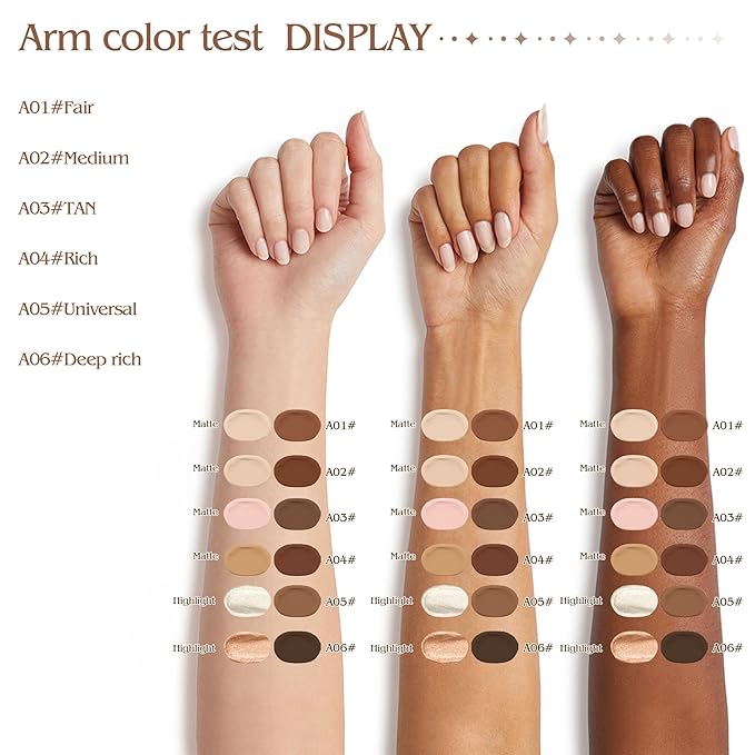 Contour Highlighter Stick，2-in-1 Dual-Ended Cream Bronzer & Highlighter Sticks Pen for Face Body Contouring Makeup- Buildable，Waterproof, Easy to Apply Suitable for Beginners，03Darker Nude+Light Pink