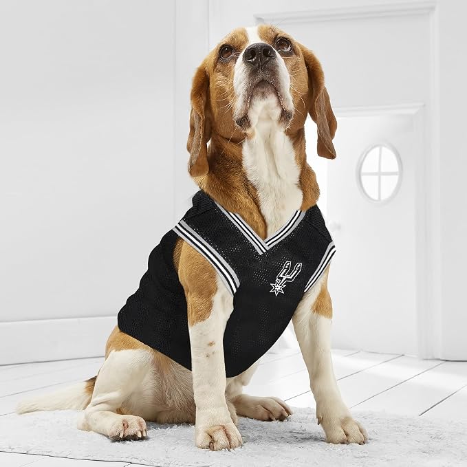 NBA SAN ANTONIO SPURS DOG Jersey, Medium - Tank Top Basketball Pet Jersey