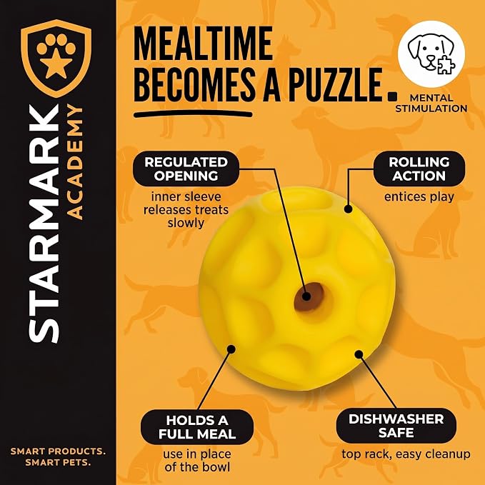 Starmark Treat Dispensing Tetraflex Dog Toy Small