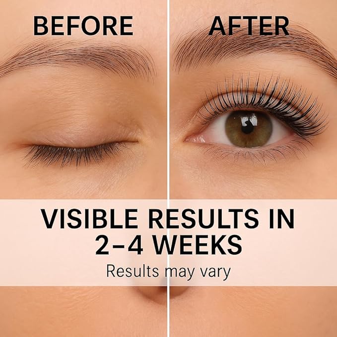 Advanced Biotin Eyebrow Eyelash Boosting Serum Ultimate Growth Serum with Hyaluronic Acid - Dermatologist Approved for Thin lashes, Patchy & Over-Tweezed Eyebrows - Fast Absorbing 10ml