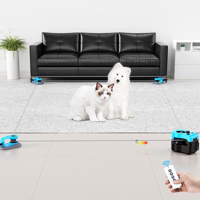 Interactive Cat Toy for Indoor Cats with Remote-Sky Blue