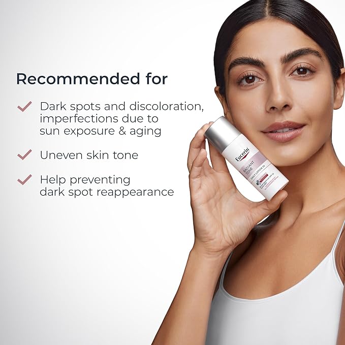 Eucerin Radiant Tone Daily Face Lotion with SPF 30, Dark Spot Corrector with Thiamidol, Face Moisturizer Helps Visibly Reduce the Look of Persistent Dark Spots, All Skin Types, 1.7 Fl Oz Bottle