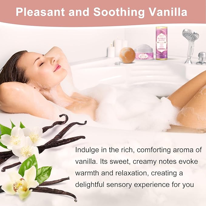 Self Care Gifts for Women,Unique Relaxing Birthday Gifts for Mom Wife Her,Stress Relief Spa Gifts Basket for Mothers Day Sister Friendship,Vanilla Bath Care Package Gift Set,Christmas Stocking Stuffer