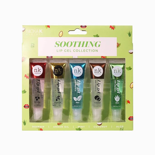 NICKA K NEW YORK Lip Gel Collection, High Shine, Non-Sticky, Lightweight Lip Gloss (MLLG03N Soothing)