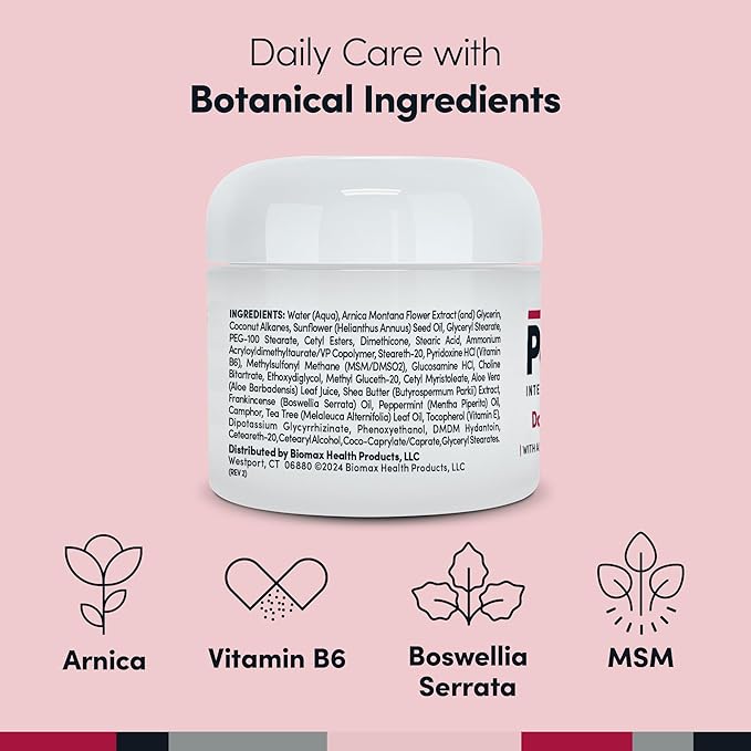 Penetrex Joint & Muscle Therapy - Soothing Muscle Rub for Back, Neck, Hands, Feet - Premium Whole Body Rub with Arnica, Vitamin B6 MSM & Boswellia - Non-Greasy 2oz Cream