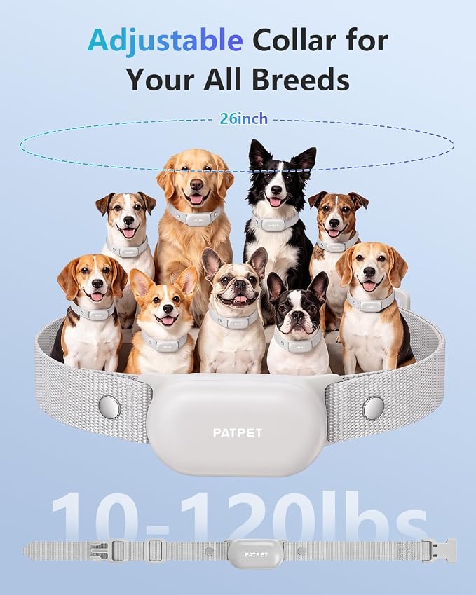 PATPET Dog Shock Collar with Remote Control - 4000FT Safe Training Collar
