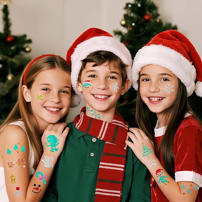 Temporary Tattoo Markers for Skin, 12 Metallic Body Markers for Temporary Tattoo Stencils for Kids Adults, Flexible Brush Tip, Bright Colors, Cosmetic Tattoos Pens for Kids Adults, DIY Body Art Set