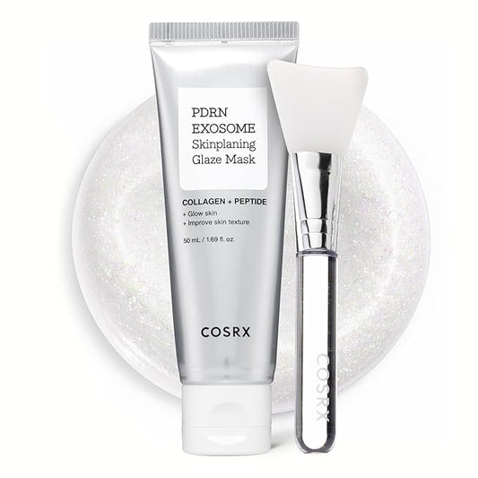 COSRX PDRN Exosome Glaze Wrapping Mask for Face with Salmon DNA PDRN, Easy Peel-Off Overnight Mask for Glass Skin, 1.69 fl. Oz, Korean Skin Care