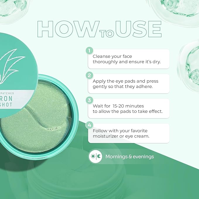 Victoria Beauty Hyaluronic Eye Pads Against Dark Circles with Niacinamide and Aloe Vera