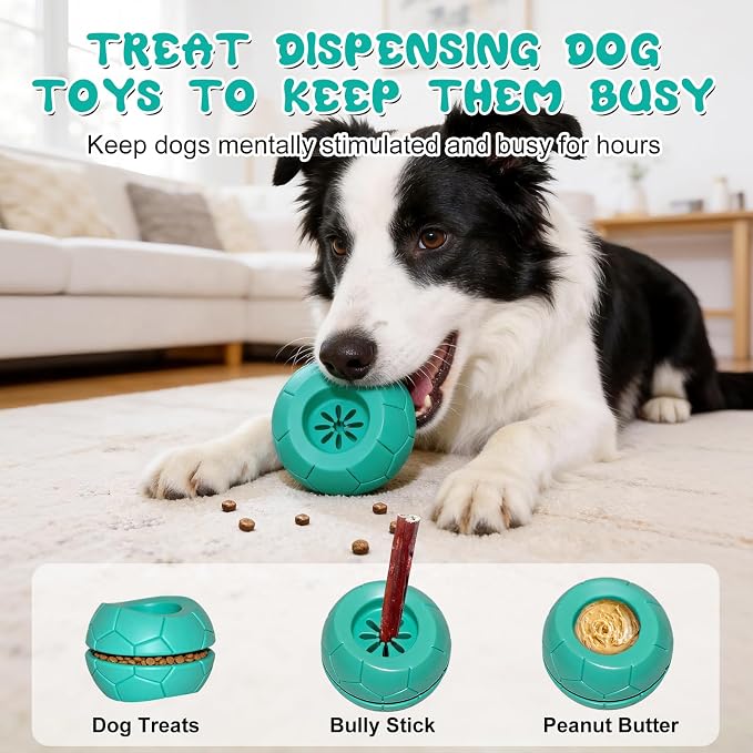 Treat Dispensing Dog Toy & Bully Stick Holder, Large/Medium Dogs