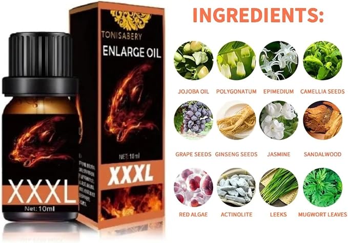 Tonisaberey Oil Stronger Oil Enlargement Oil for Male Massage Essential Oil for Men, Tonisabery Men Growth Increase Enlarge Oil, Moisturizing Massage Oil by Tonisabery (T315-WOLF, 10ML)