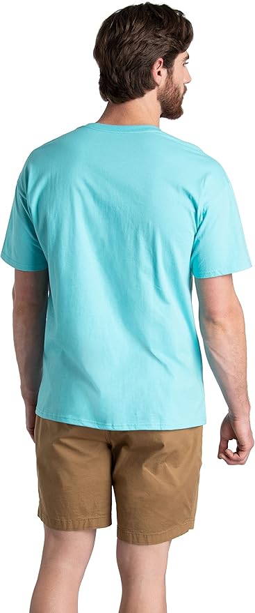 Fruit of the Loom Men's Eversoft Cotton Odor Control & Breathable Moisture Wicking T-Shirts