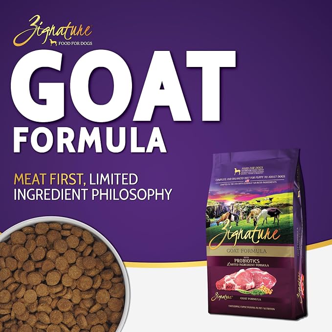 Zignature Goat Limited Ingredient Formula Dry Dog Food 4lb