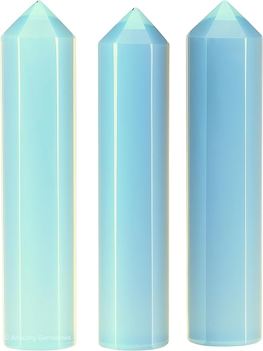 Amazing Gemstone Crystal Points Bulk Healing Crystals & Stones - Premium Single Terminated Healing Wand Point Bulk Crystals for Crafts, Crystal Grid, DIY Work