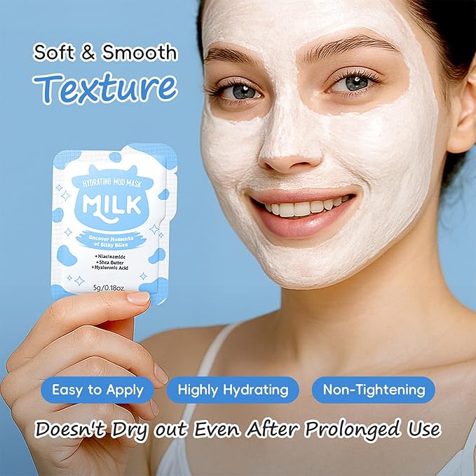10 in 1 Gentle Milk Skincare for Girls 10-12, Kids Skin Care Set for Girls Ages 8-12, Milk Skincare Kit with Cleanser, Serum, Cream, Masks, Travel-Friendly & Hydrating Skincare for Teens & Kids 8-9