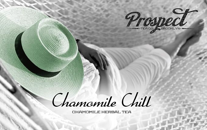 Prospect Tea Co. Decaffeinated Chamomile Chill Herbal Tea Pods Compatible with K Cup Brewers Including 2.0, 40 Count