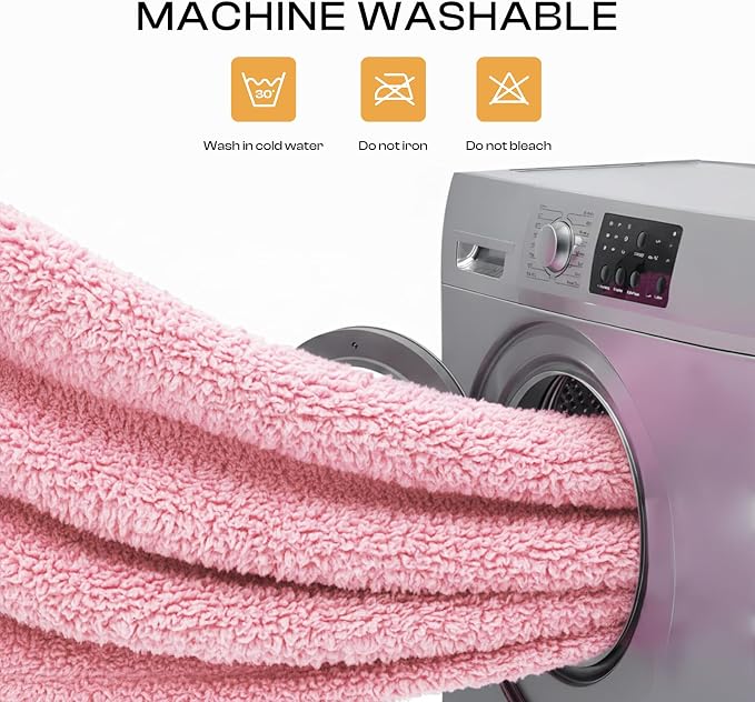 Luciphia 1 Pack 3 Calming Dog Blanket Fluffy Premium Fleece Pet Blankets Soft Sherpa Throw for Dogs Puppy Cat Pink Small (23" x16") | Fluffy Throw Blanket Washeble for Crate Bed Couch Indoor. Cozy Pet Blanket, Puppy Essentials Dog gift,Pink,Small