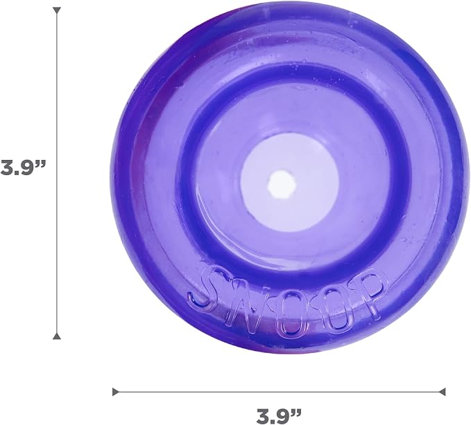 Outward Hound Lil' Snoop Interactive Treat Dispensing Dog Toy, Purple, 3.9" | Rolls & Bounces, Treat Stuffer, Puzzle Ball & Slow Feeder, Mint Scented, Easy Clean, No BPA, Enrichment, Small to Medium Dogs