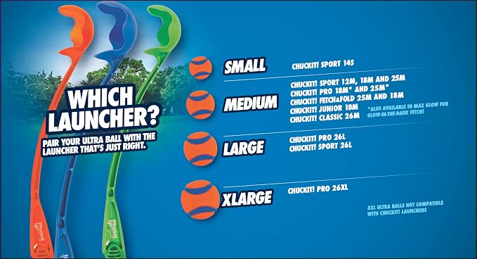 Chuckit! Classic 26M Dog Ball Launcher, 26in, Includes Medium 2.5in Ball