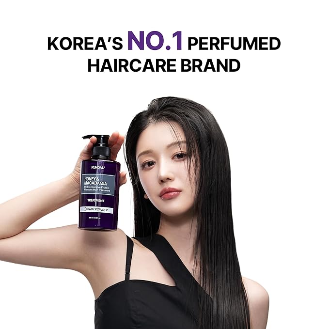 KUNDAL Honey & Macadamia Natural Shampoo [White Musk] Korean Hair Care Shampoo Damage Repair Strengthen, Nourish, with Argan Oil, Free Paraben & Sulfate 16.9 fl oz (Pack of 2),Stocking Stuffers